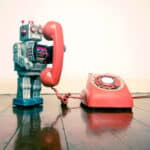 charlando con un robot